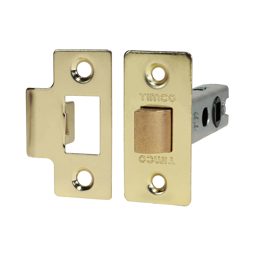 Eco Tubular Latch E Brass - 79.5 case / 57.5 backset