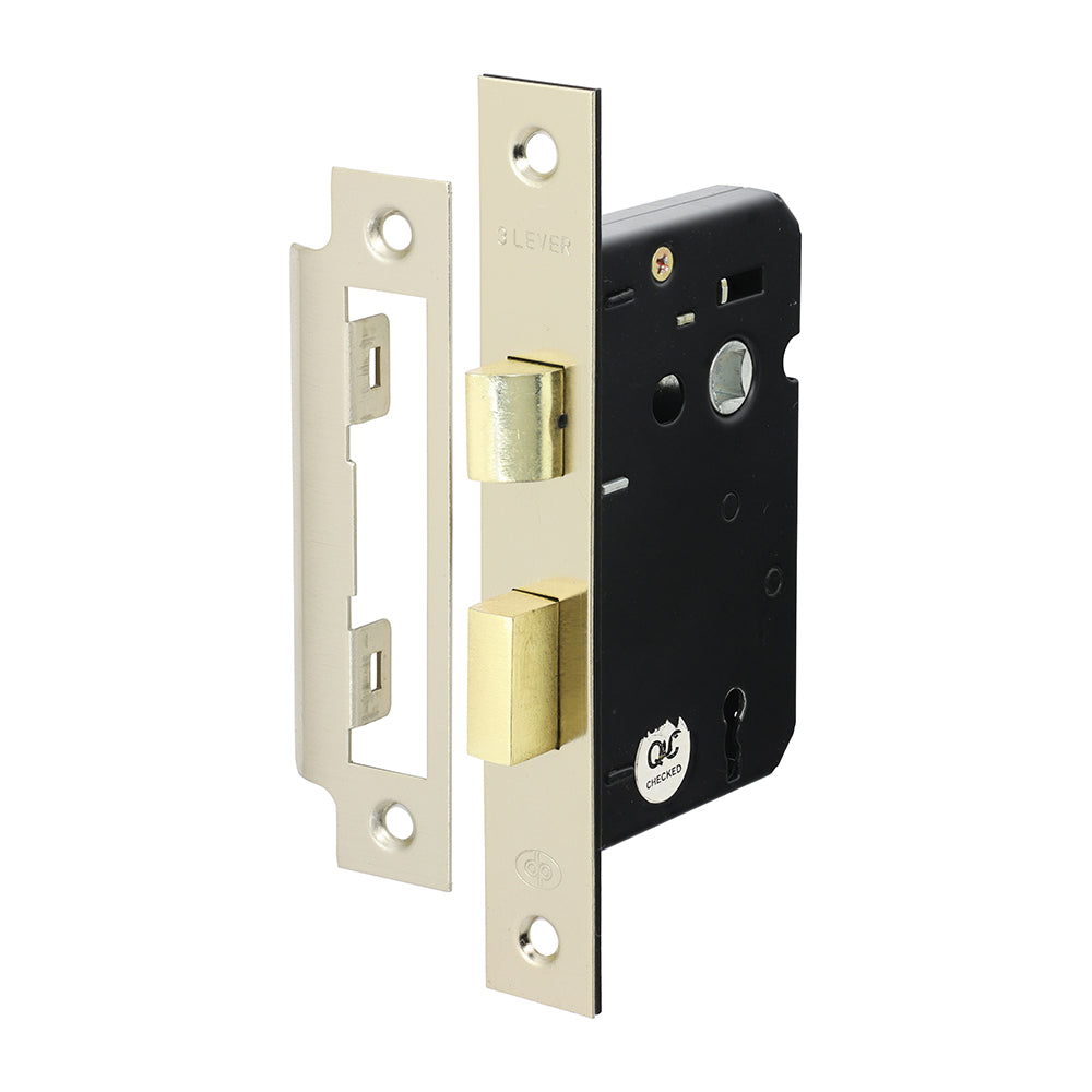 3L Sashlock L/Keys Sat. Nickel - 63 case / 45 backset