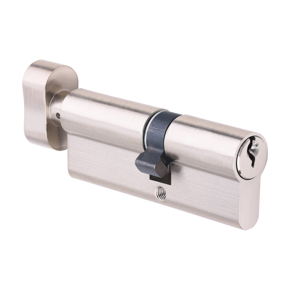 Euro Profile Cylinder - Thumbturn - Satin Nickel 80 (35/45)