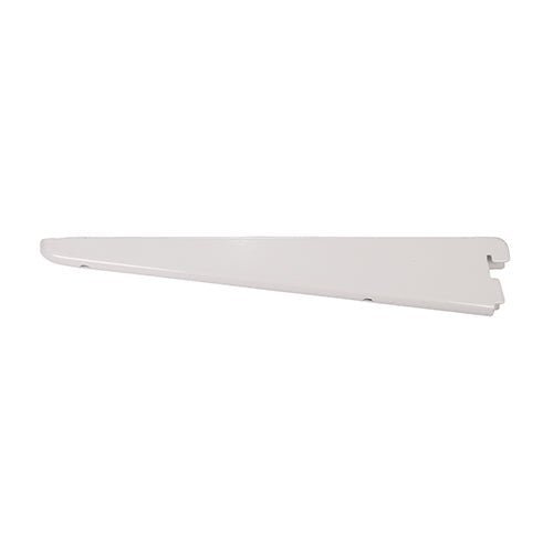 Twin Slot Shelf Bracket - White - Pack 10