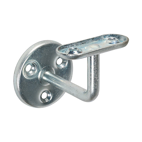 Steel Handrail Bracket Zinc - 63mm (Pack 2)