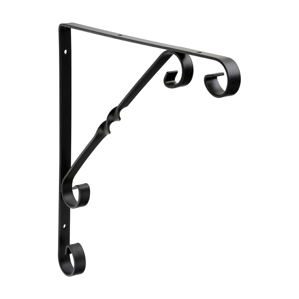 Scroll Bracket - Black 10 x 10" - Pack of 10