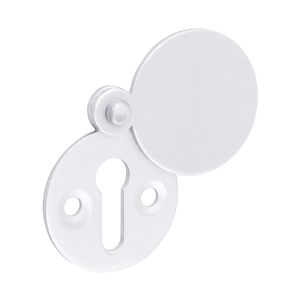 Covered Escutcheon - Satin Anodised Aluminium 32mm
