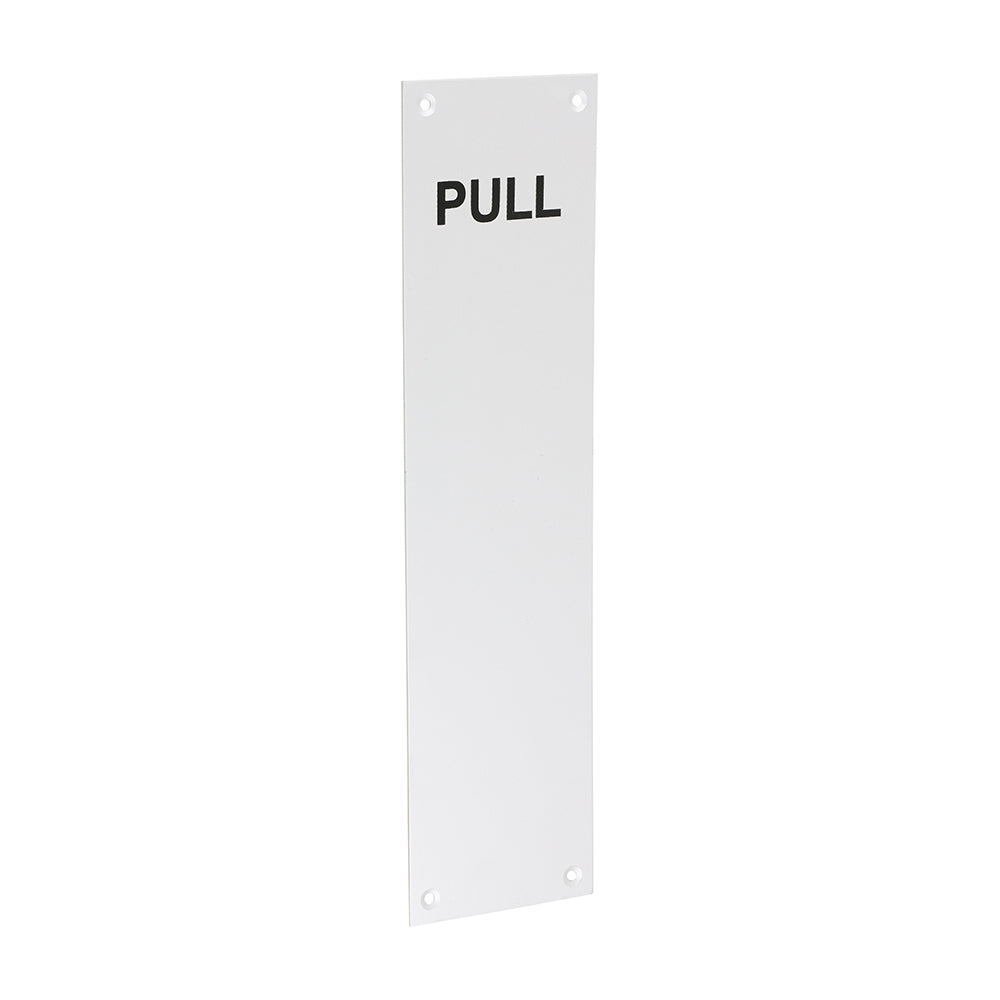 Finger Plate PULL - Satin Anodised Aluminium 305 x 76