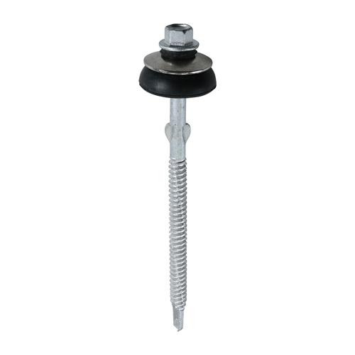 Metal Construction Fibre Cement Board to Light Section Screws - Hex - Self-Drilling - Exterior - Silver Organic