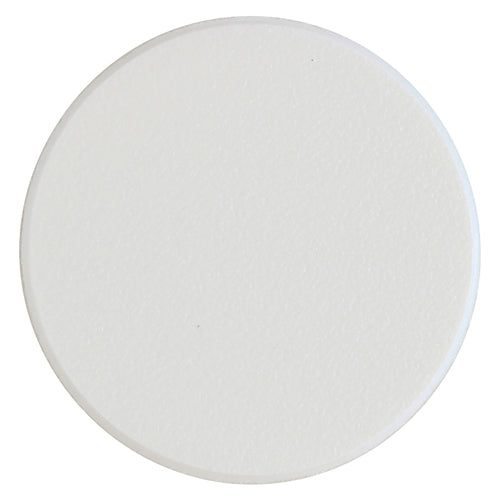 Adhesive Caps White Matt Bulk