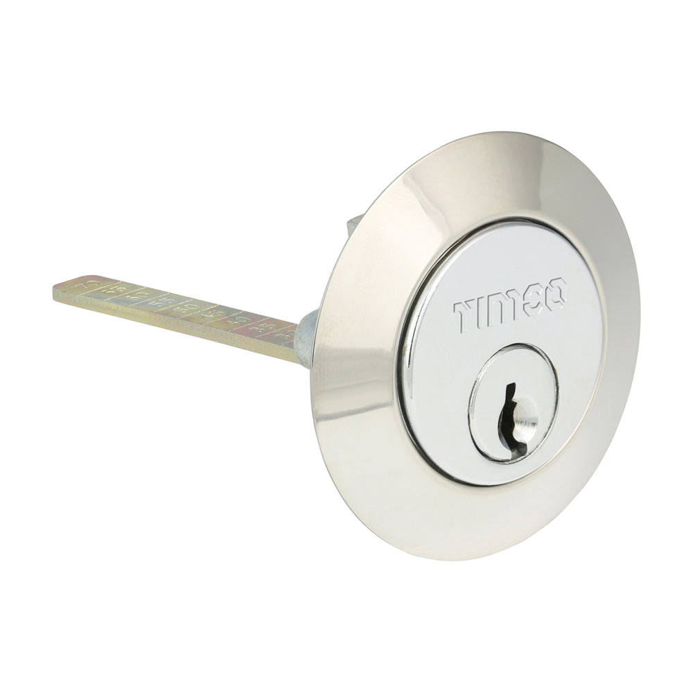 Rim Cylinder - Chrome 32mm