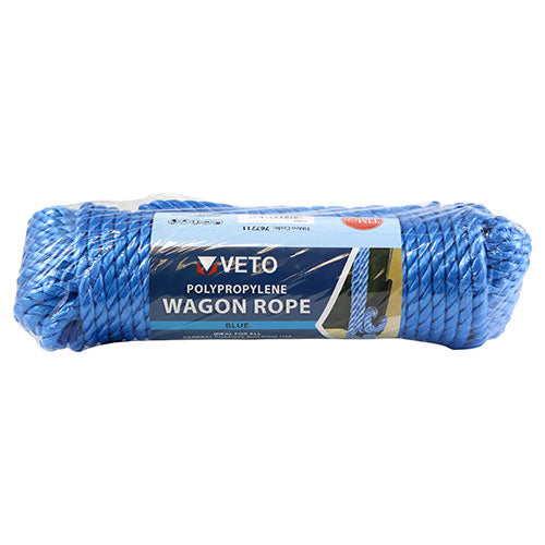 Blue Polypropylene Wagon Rope
