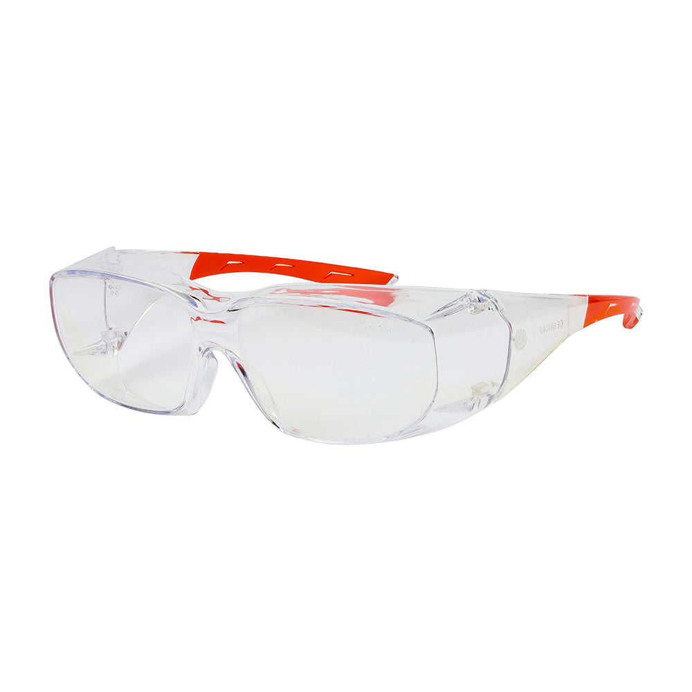 Slimfit Overspecs Safety Glasses - Clear One Size