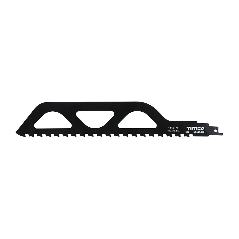 Reciprocating Saw Blades - Block / Brick Cutting - Tungsten Carbide Tipped Blade - S1243HM S1243HM