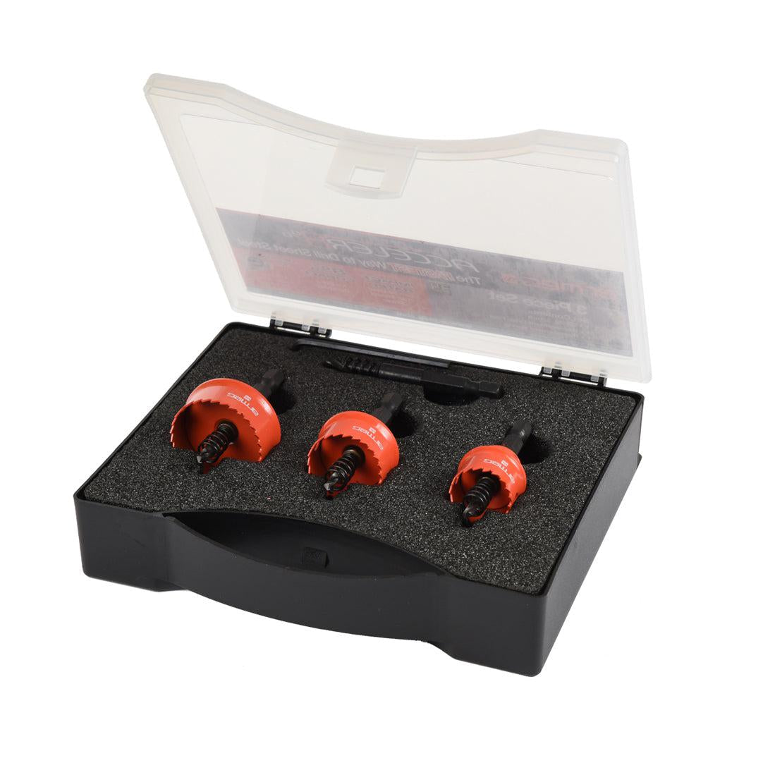 Armeg SSH3PCSET 3 Piece Sheet Steel Holesaw Set