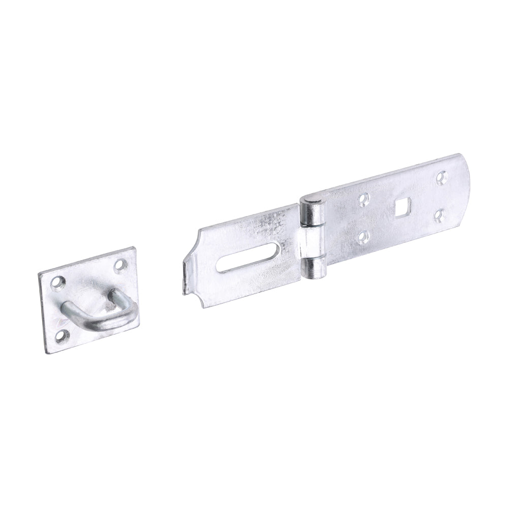 Secure Bolt On Hasp & Staple - Heavy Duty - Hot Dipped Galvanised 10"