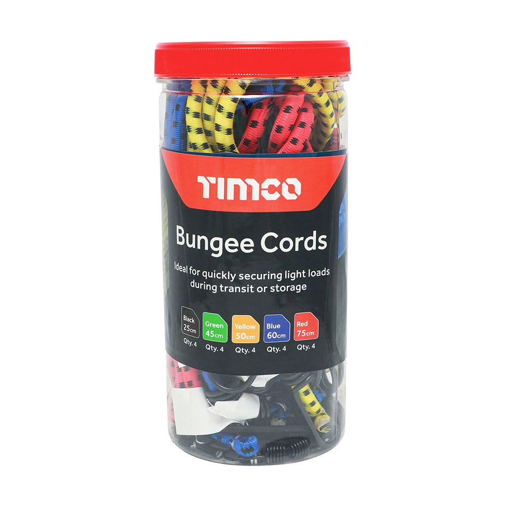 Bungee Cords - Mixed Pack 20pcs