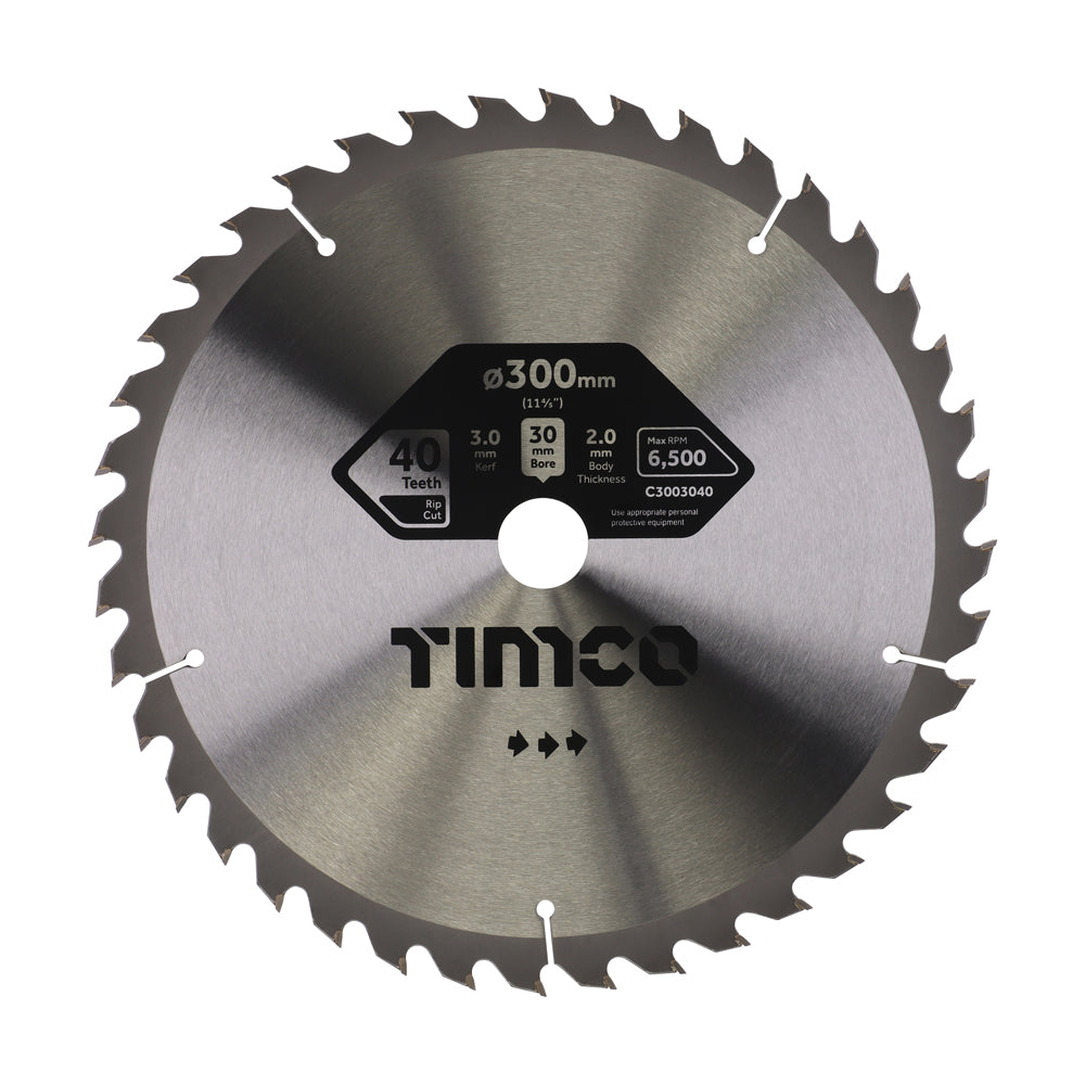 Circular Saw Blade - Combination - Medium 300 x 30 x 40T