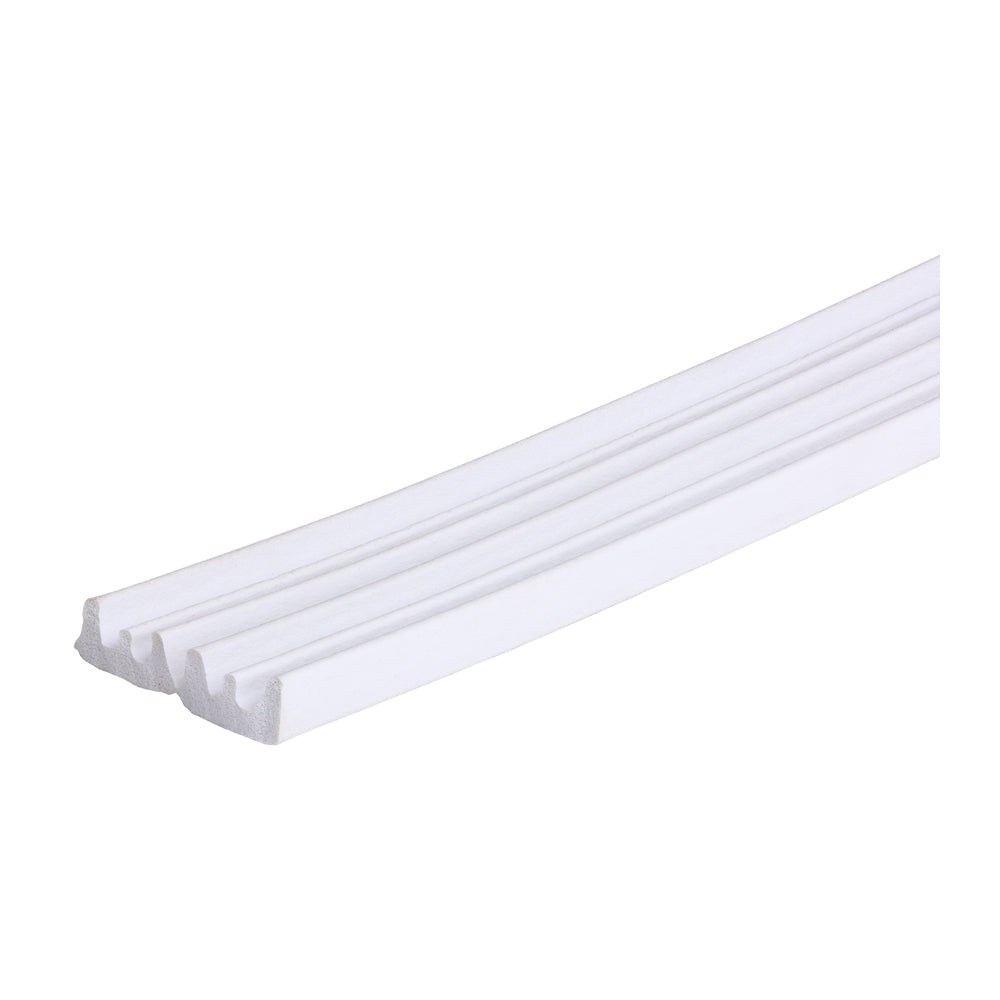 Exitex E Strip - Self-Adhesive - White 5m - Pack of 12