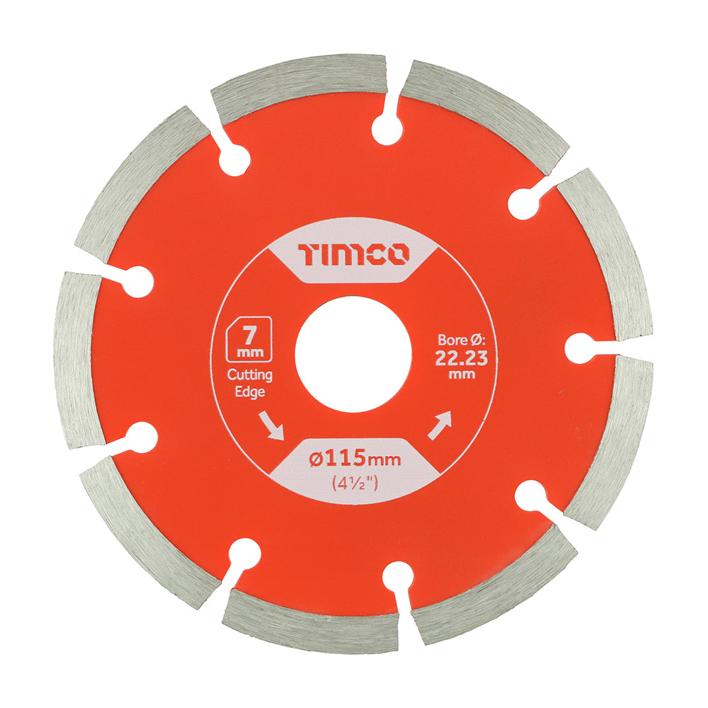 General Purpose Diamond Blade - Segmented 115 x 22.2