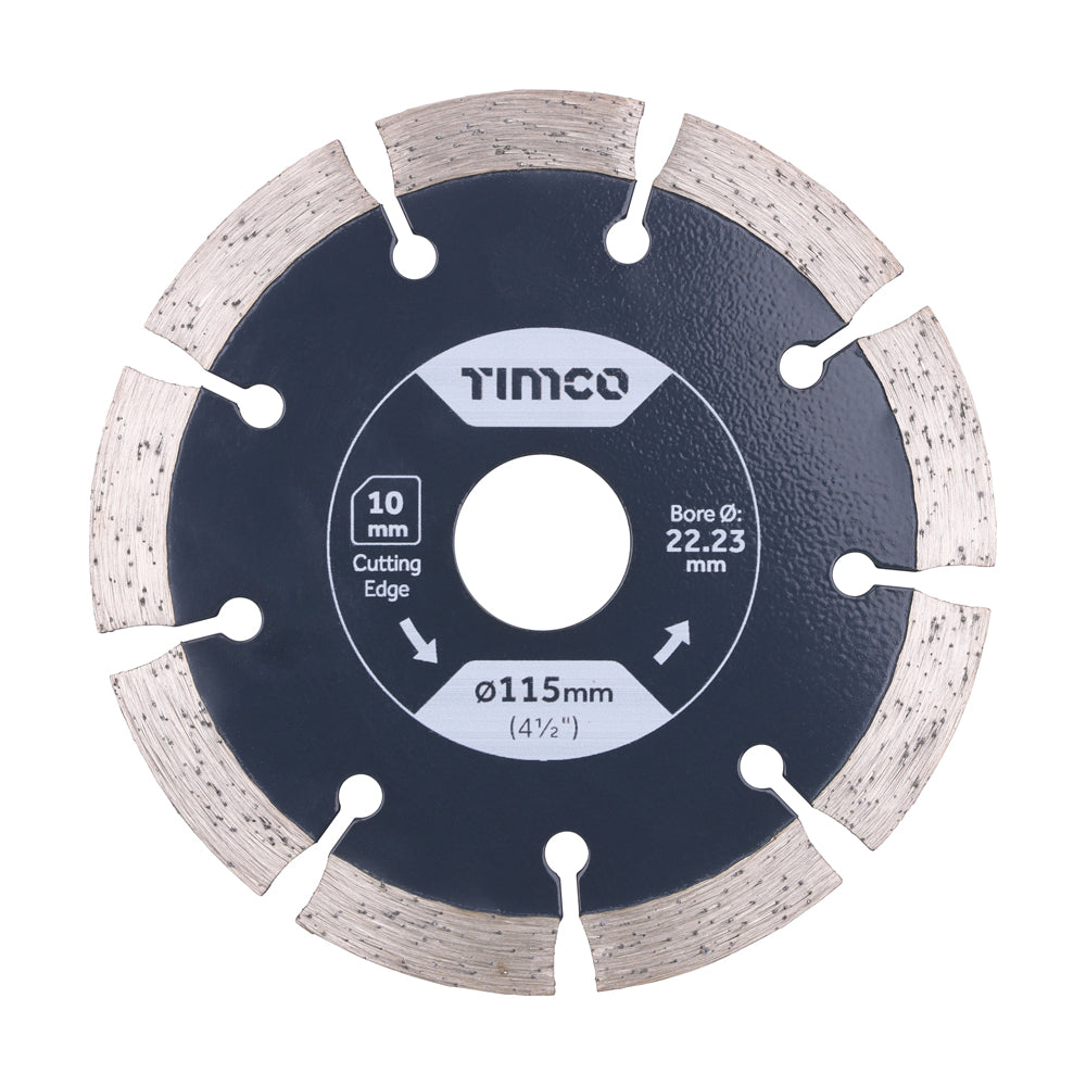 General Purpose Diamond Blade - Segmented 115 x 22.2