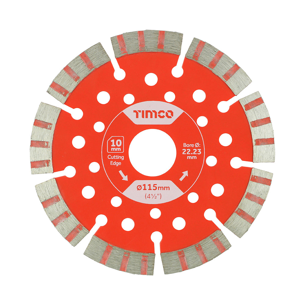 Trade Diamond Blade - Segmented 115 x 22.2