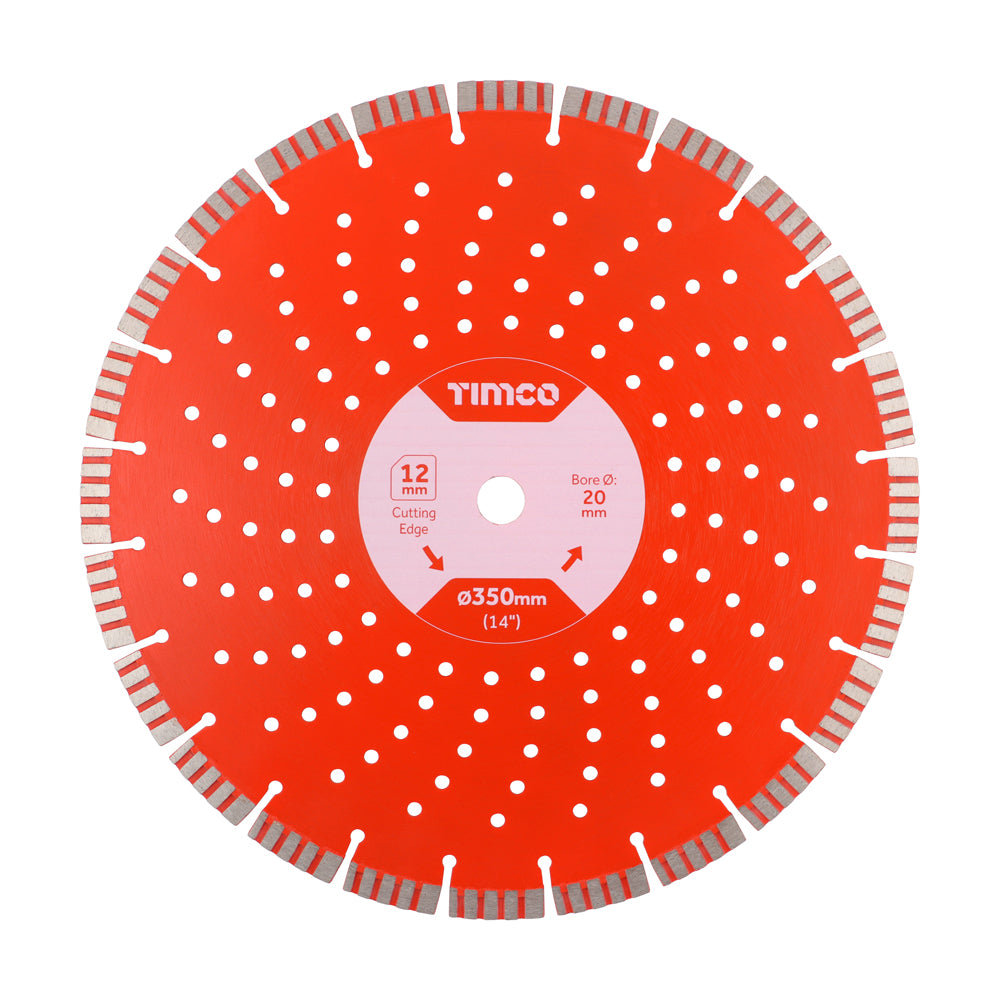 Premium Diamond Blade - Turbo Segmented 350 x 20.0