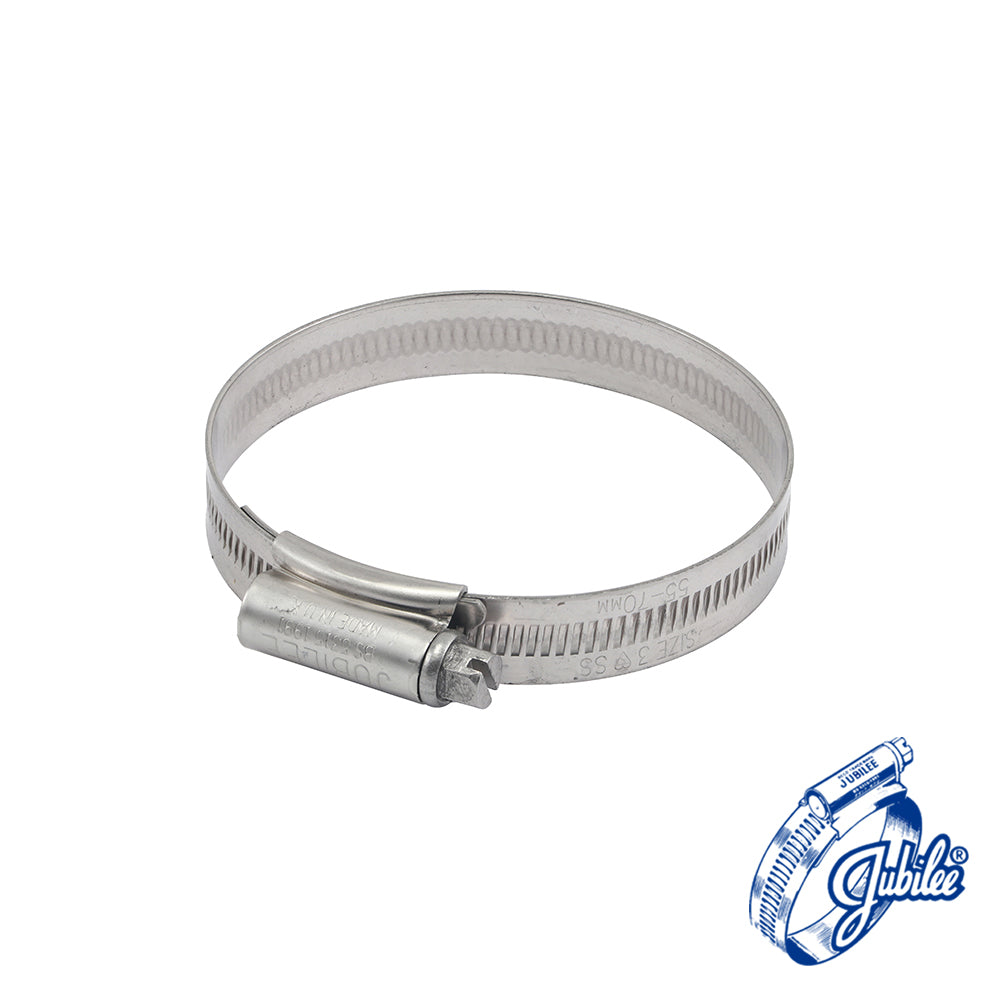 Jubilee Clip Stainless Steel - 3SS 55 - 70mm