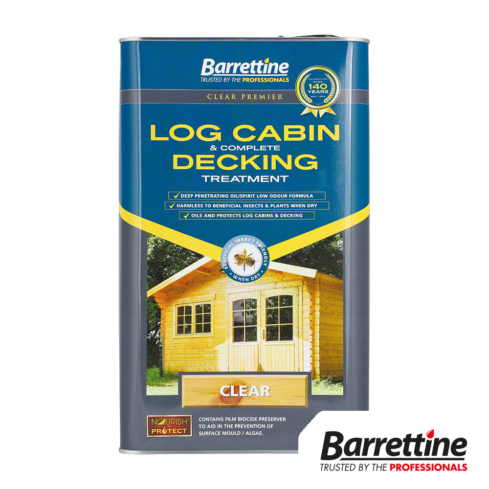 Log Cabin & Decking Treatment 5L - Pack of 2