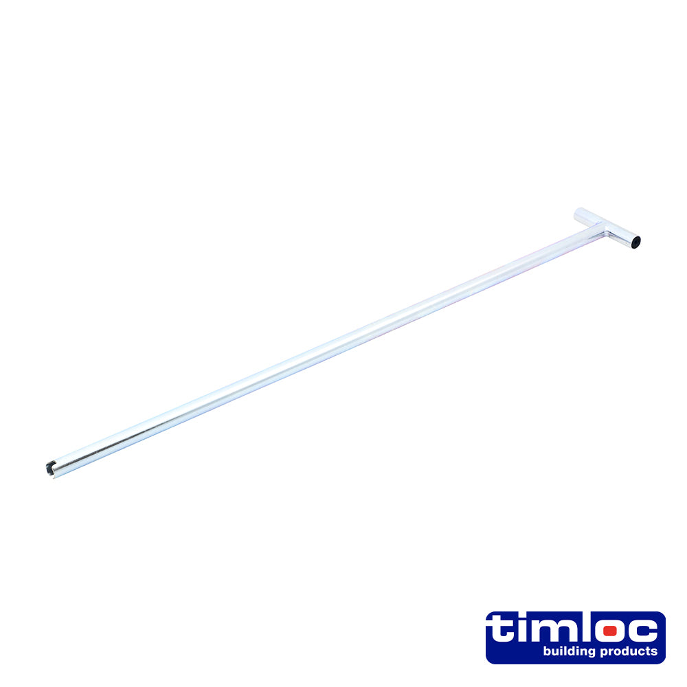 Timloc Slotted Loft Door Operating Metal Pole 600mm