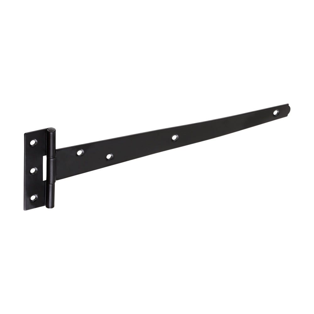 Pair of Light Tee Hinges - Black 10"