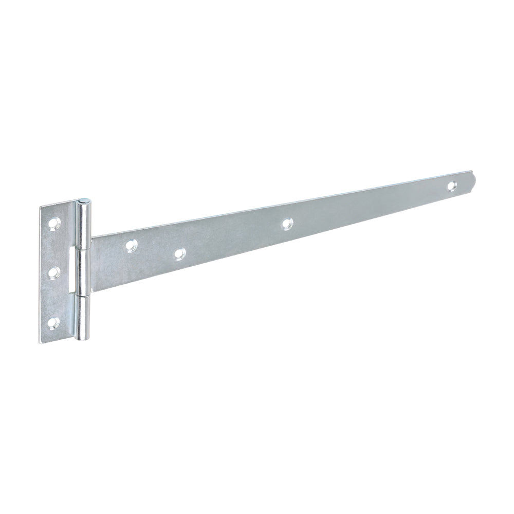 Pair of Light Tee Hinges - Zinc 10"