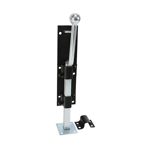 Monkey Tail Bolt - Black 12"