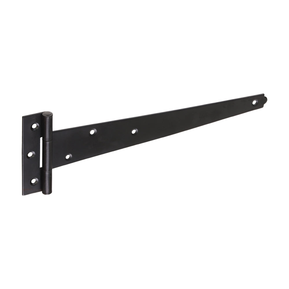 Pair of Medium Tee Hinges - Black 10"