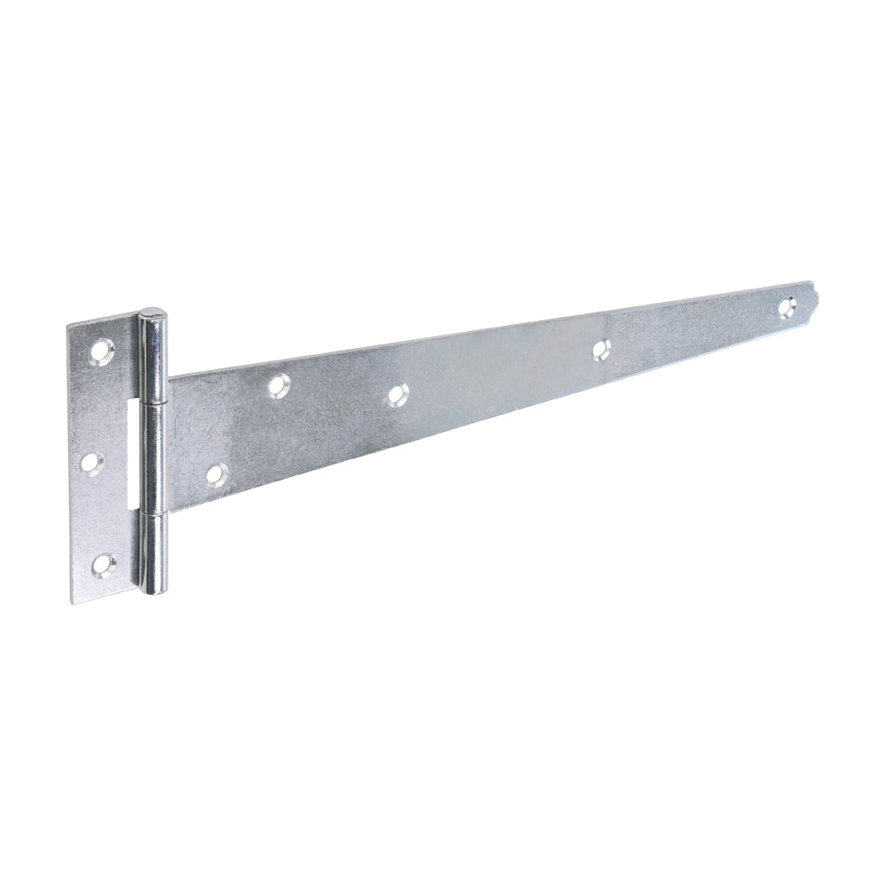 Pair of Medium Tee Hinges - Zinc 12"