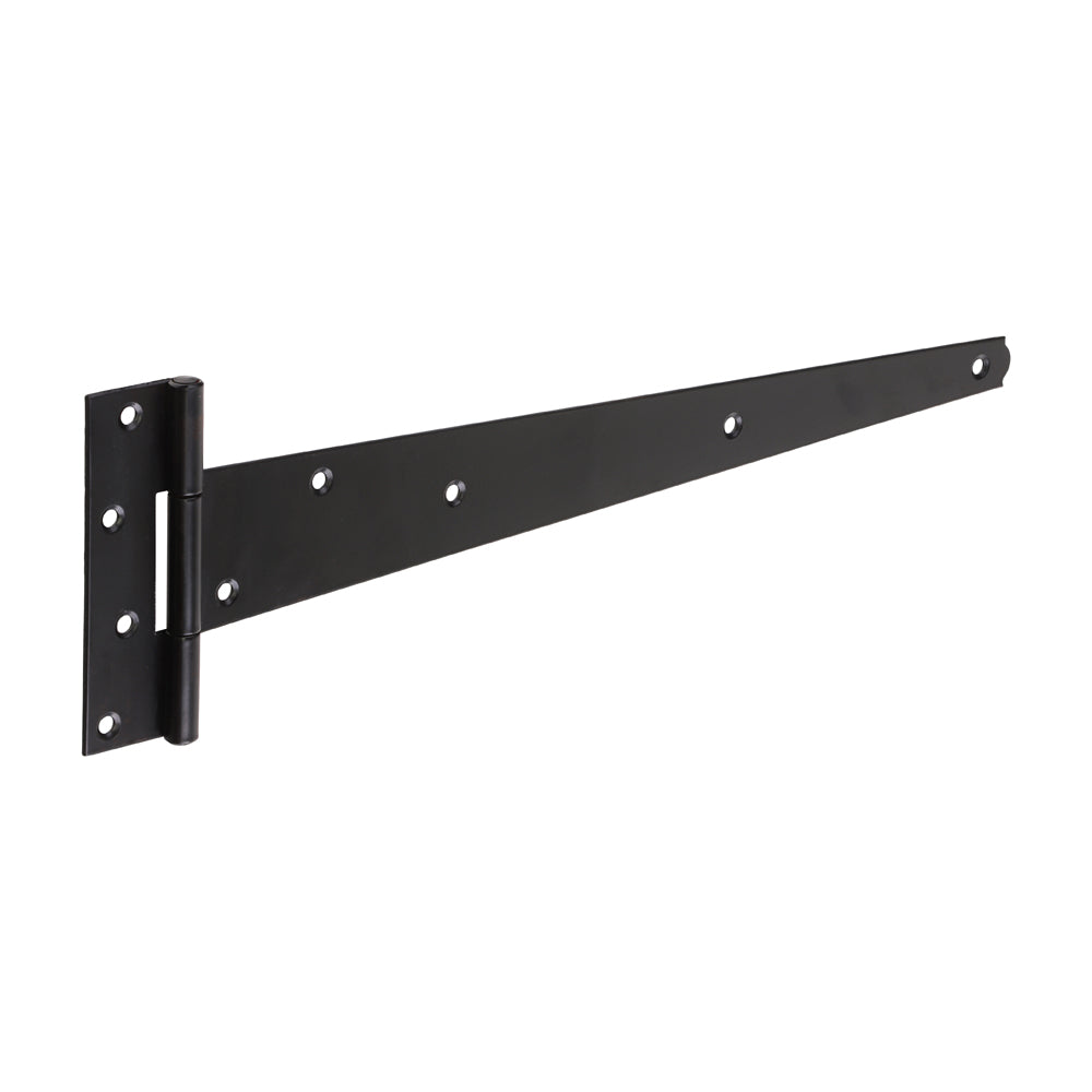 Pair of Medium Tee Hinges - Black 16"