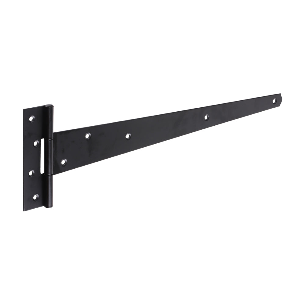 Pair of Medium Tee Hinges - Black 18"