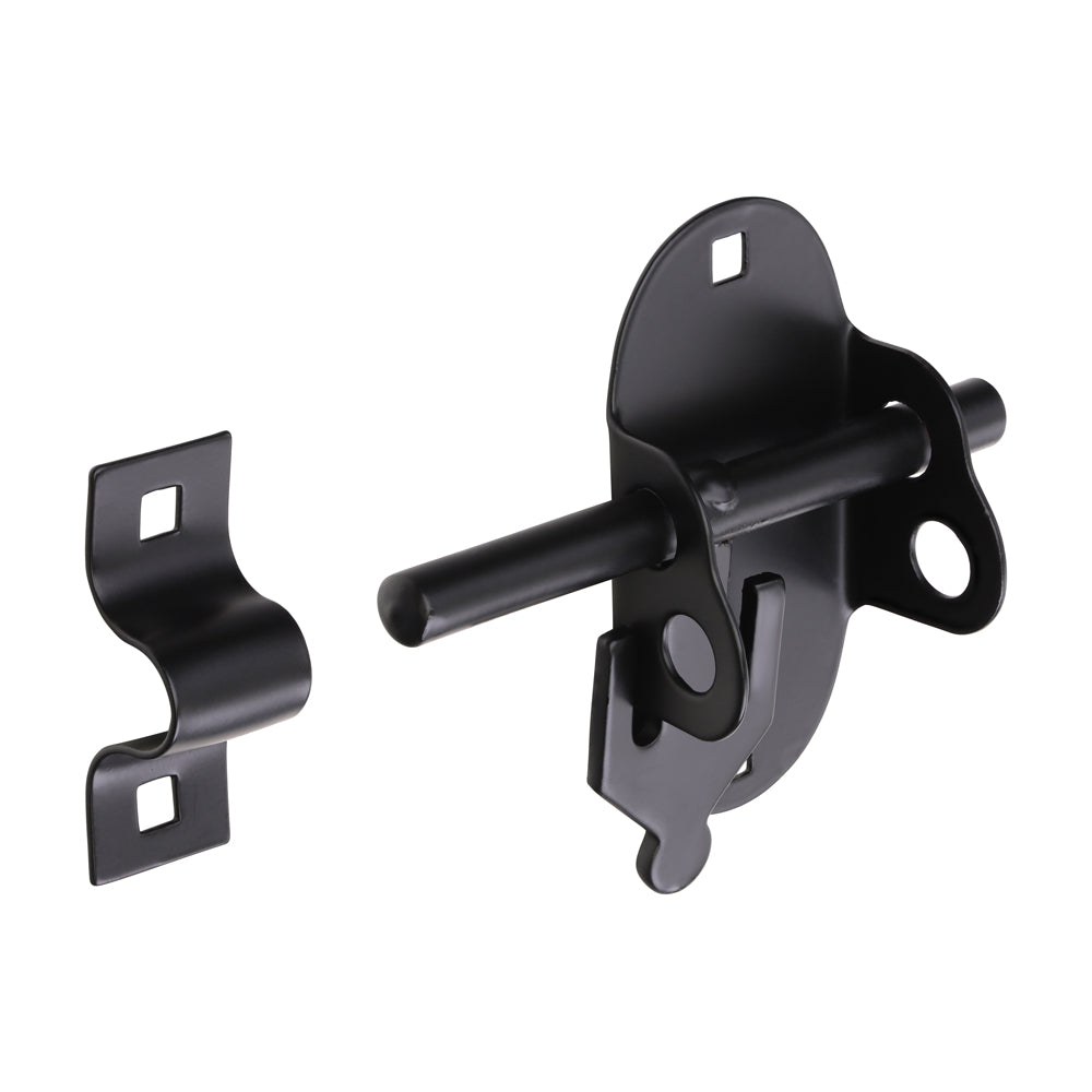 Oval Padbolt - Black 4"