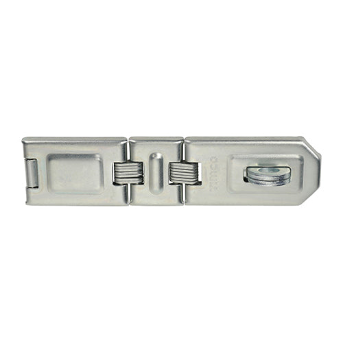 Double Hinged Hasp & Staple - Zinc 200mm