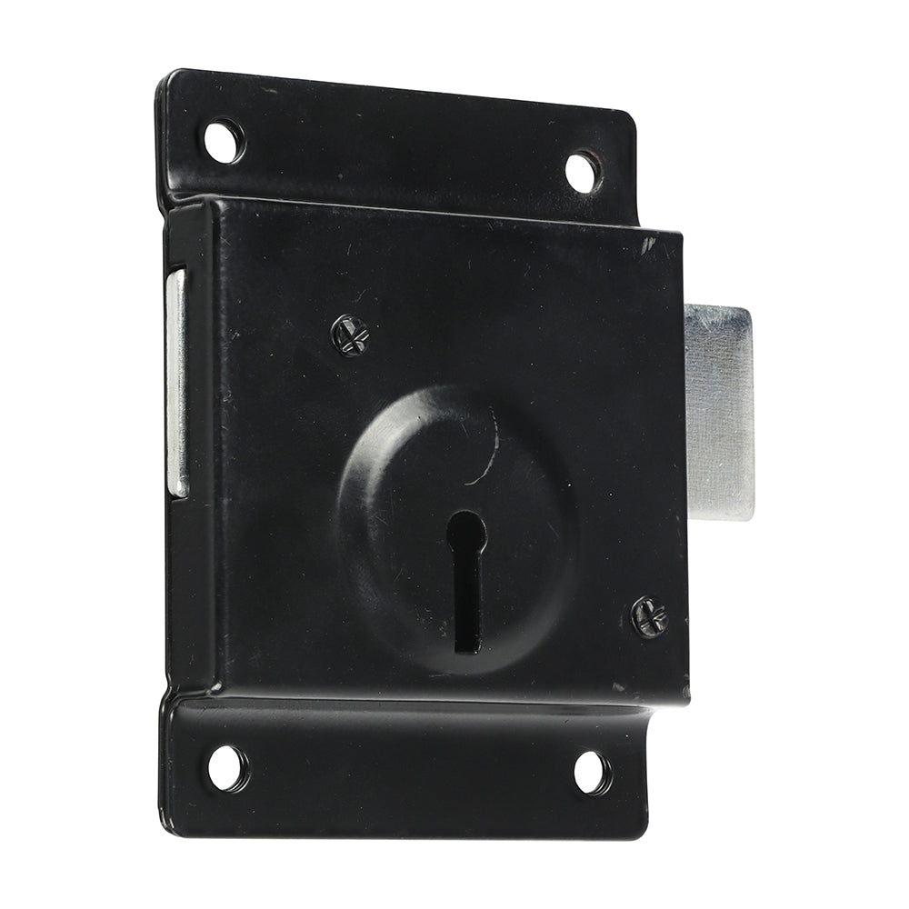 Press Lock with Extra Long Keys - Epoxy Black 3"