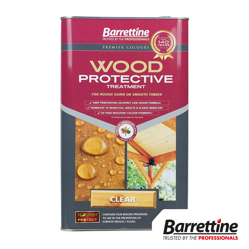 Wood Protective Treatment - Clear 5L - Pack of 2