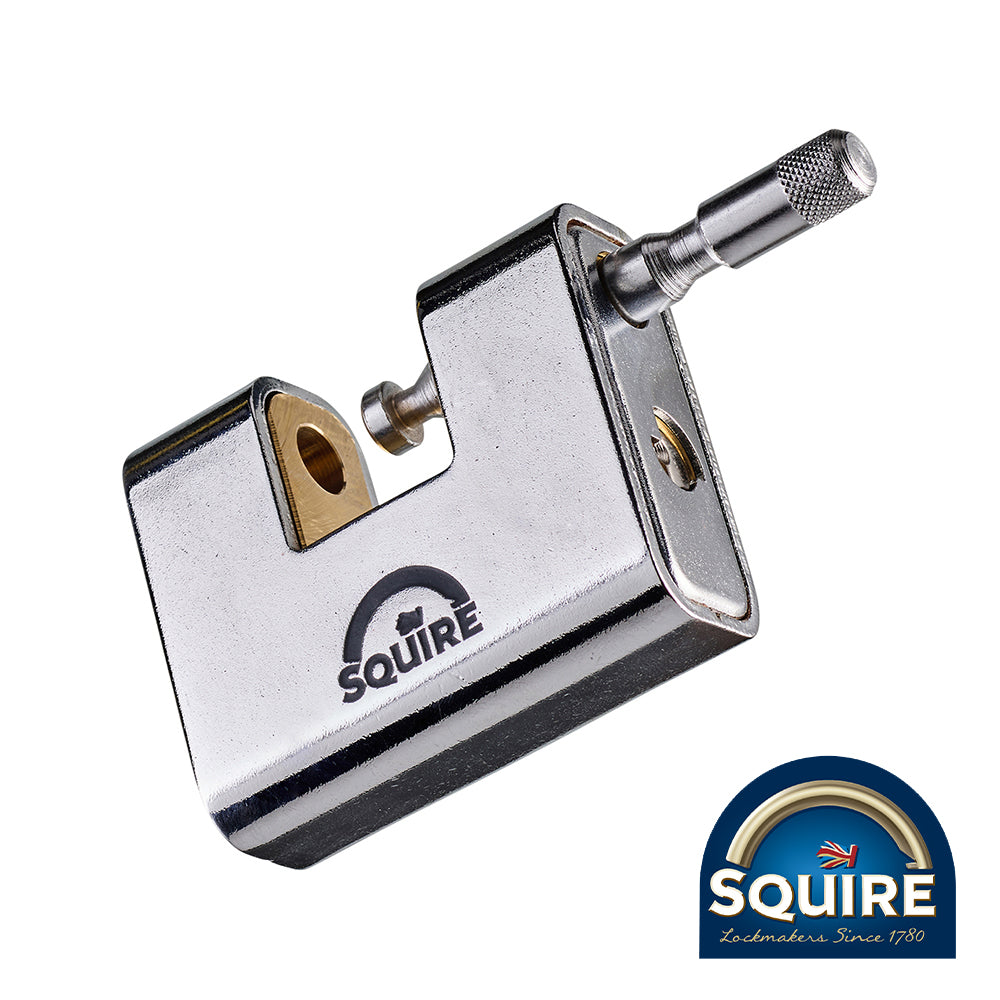 Armoured Brass Block Lock - ASWL2 80mm
