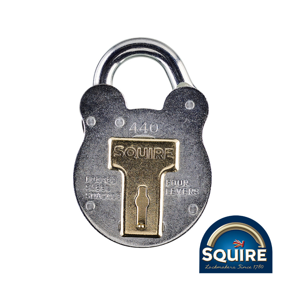 Old English 4 Lever Padlock - 440 40mm