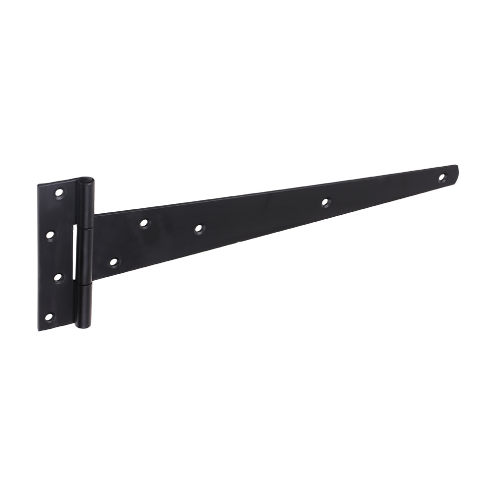Pair of Strong Tee Hinges - Black 14"