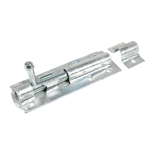 Straight Tower Bolt - Hot Dipped Galvanised 3"
