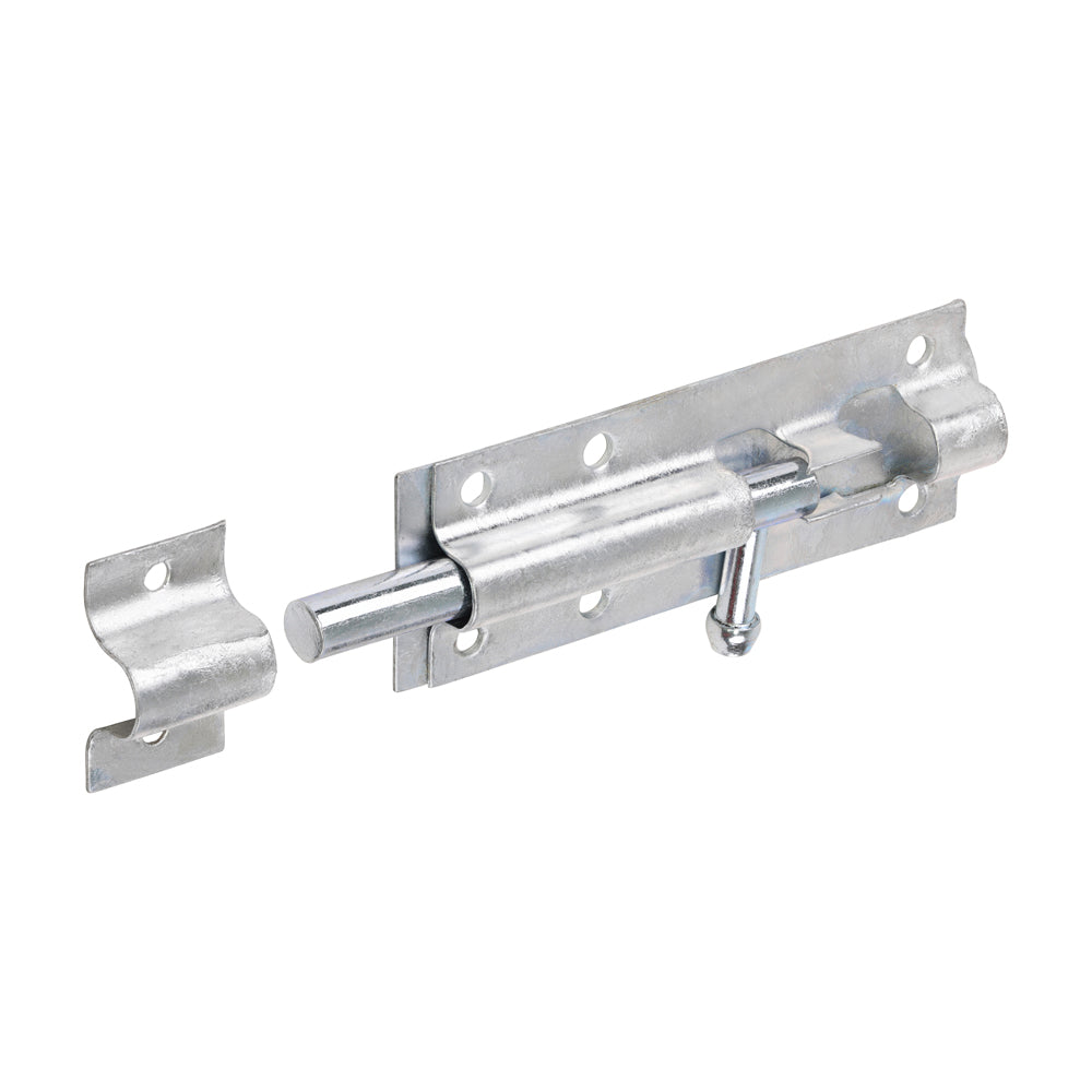 Straight Tower Bolt - Hot Dipped Galvanised 4"