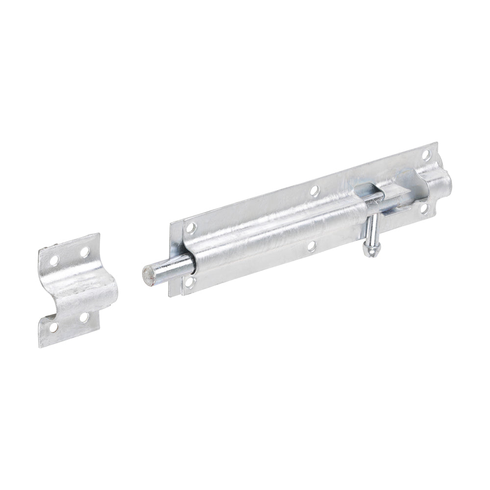 Straight Tower Bolt - Hot Dipped Galvanised 6"