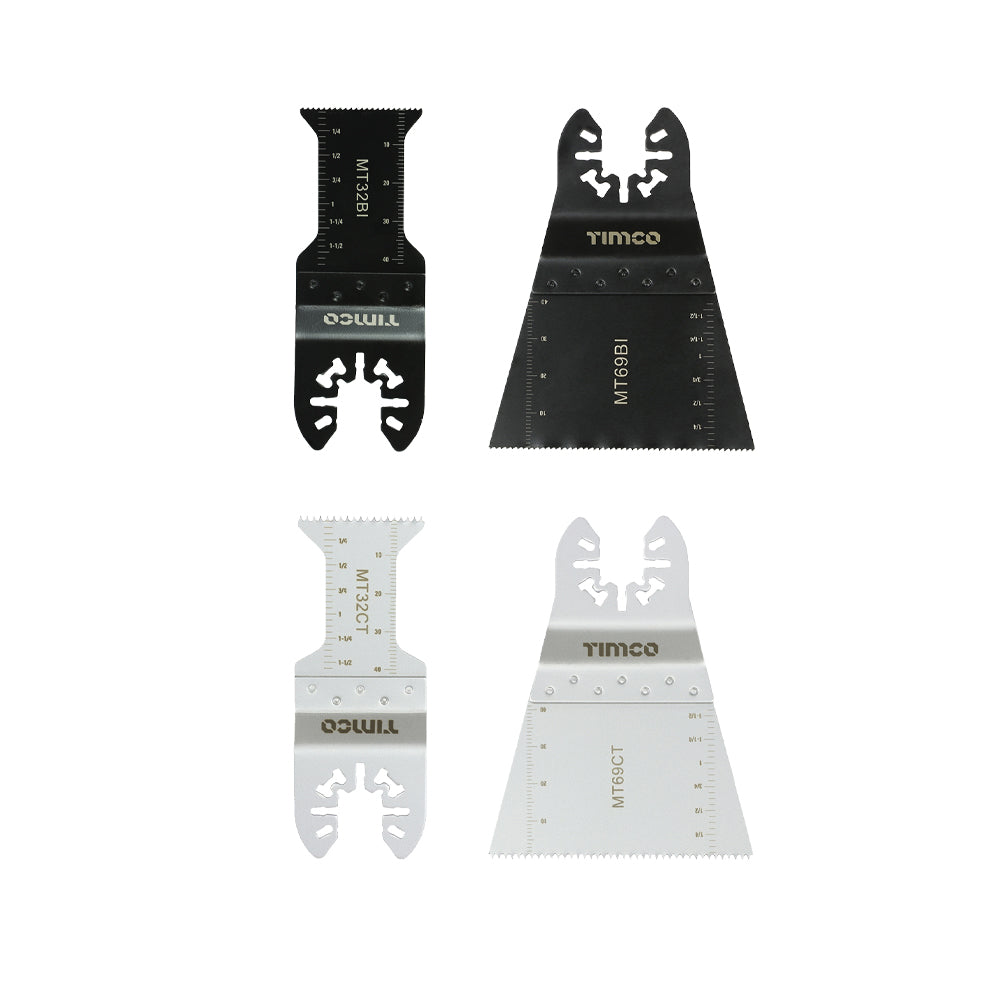Multi-Tool Blade Set - 4 Piece Set