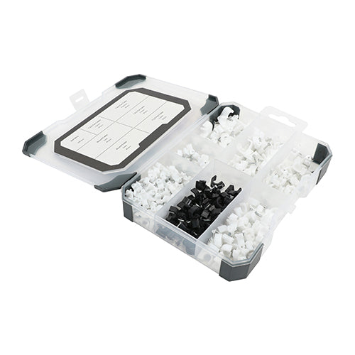 Mixed Tray - Cable Clips 290pcs