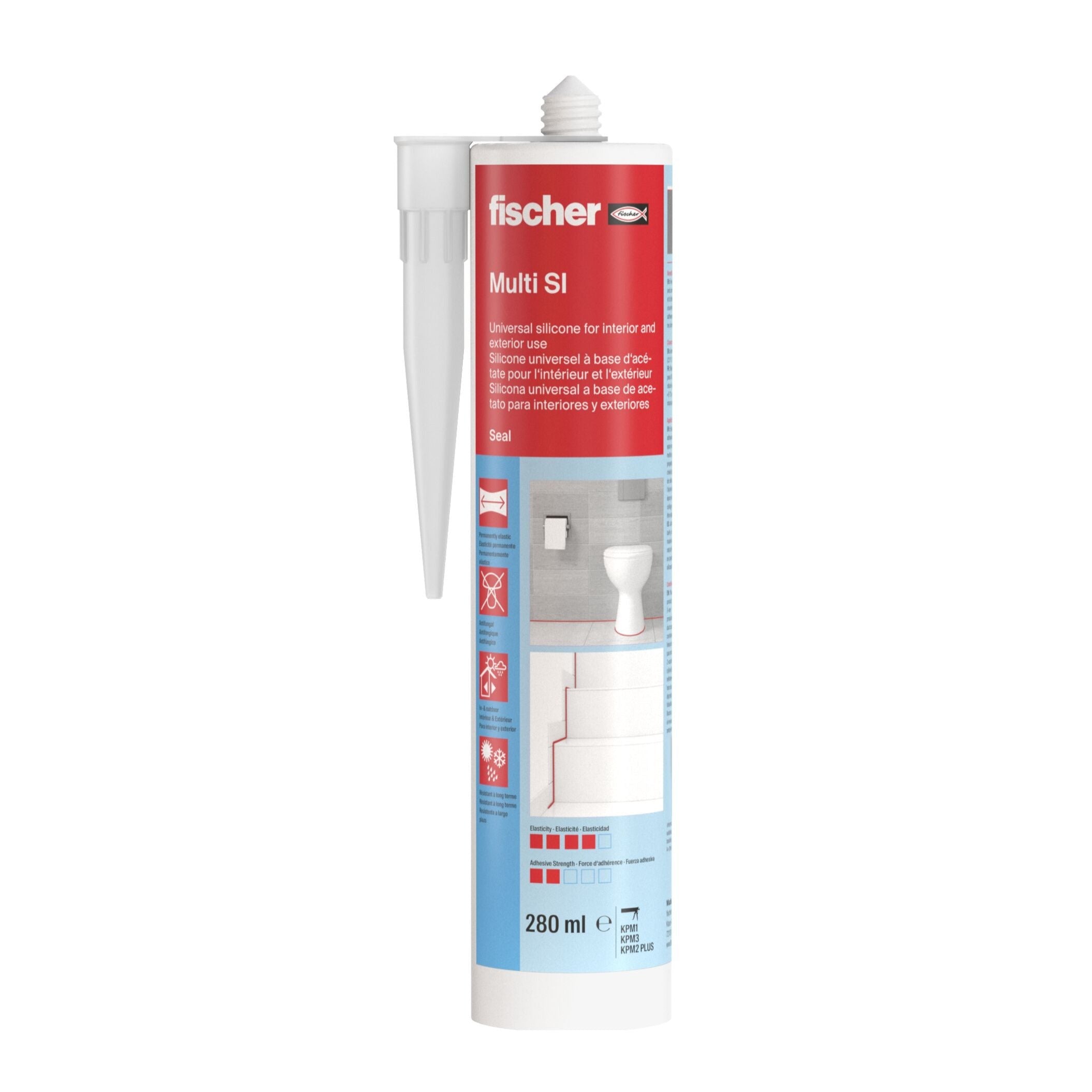 Fischer Multisilicone DMS - General Purpose Sealant with Acetate