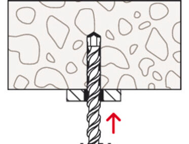 Fischer Hammerset Nail Anchor - FNA II - Electro Zinc Plated