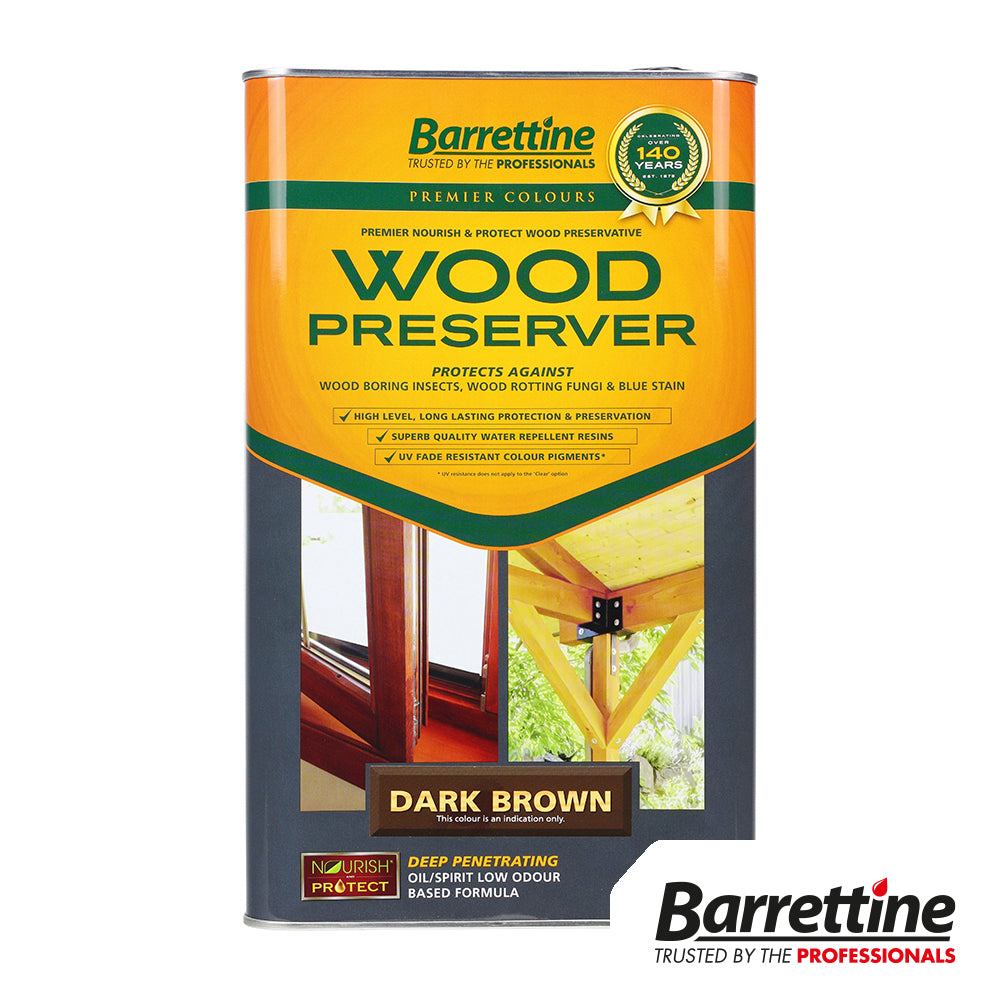 Wood Preserver - Dark Brown 5L - Pack of 2