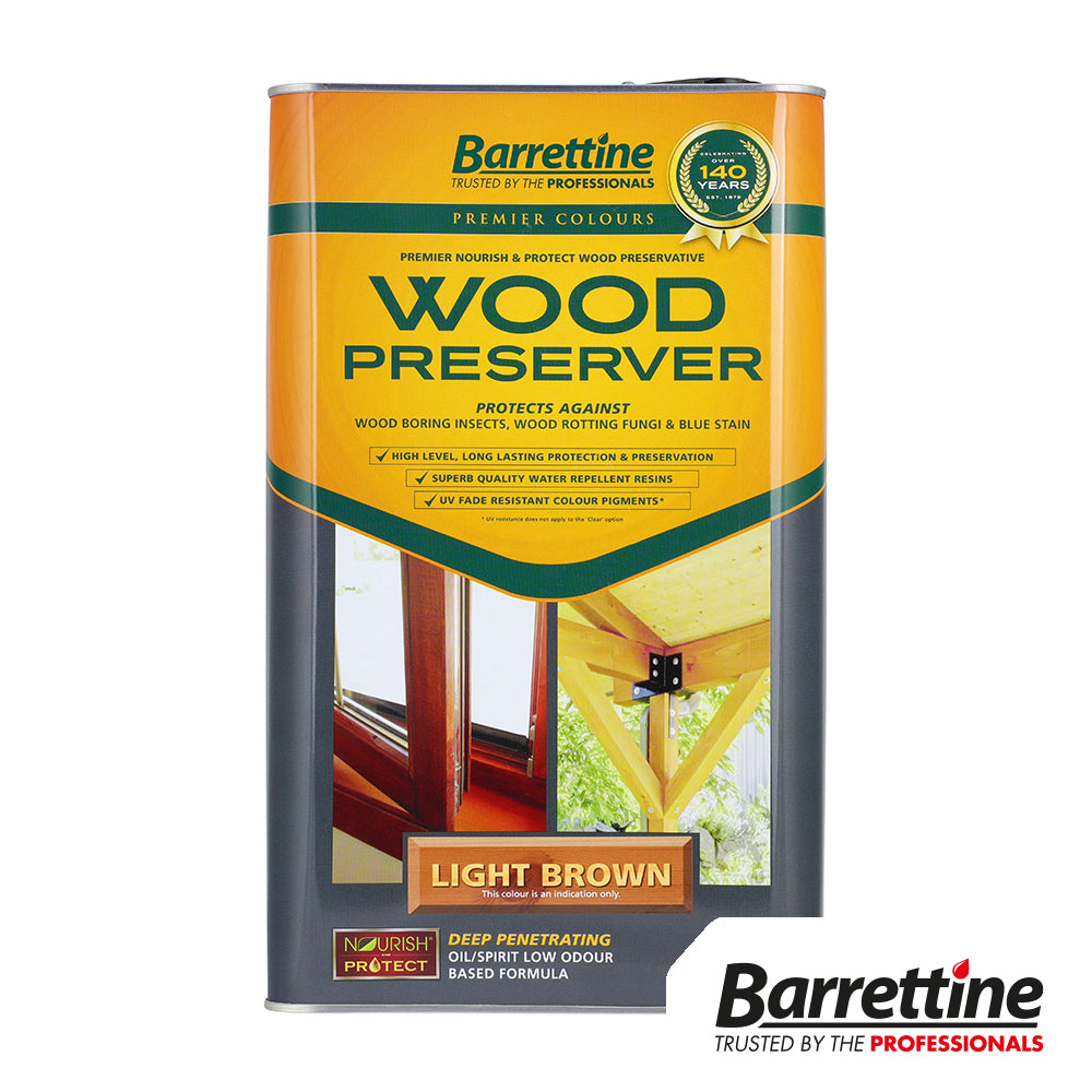 Wood Preserver - Light Brown 5L - Pack of 2