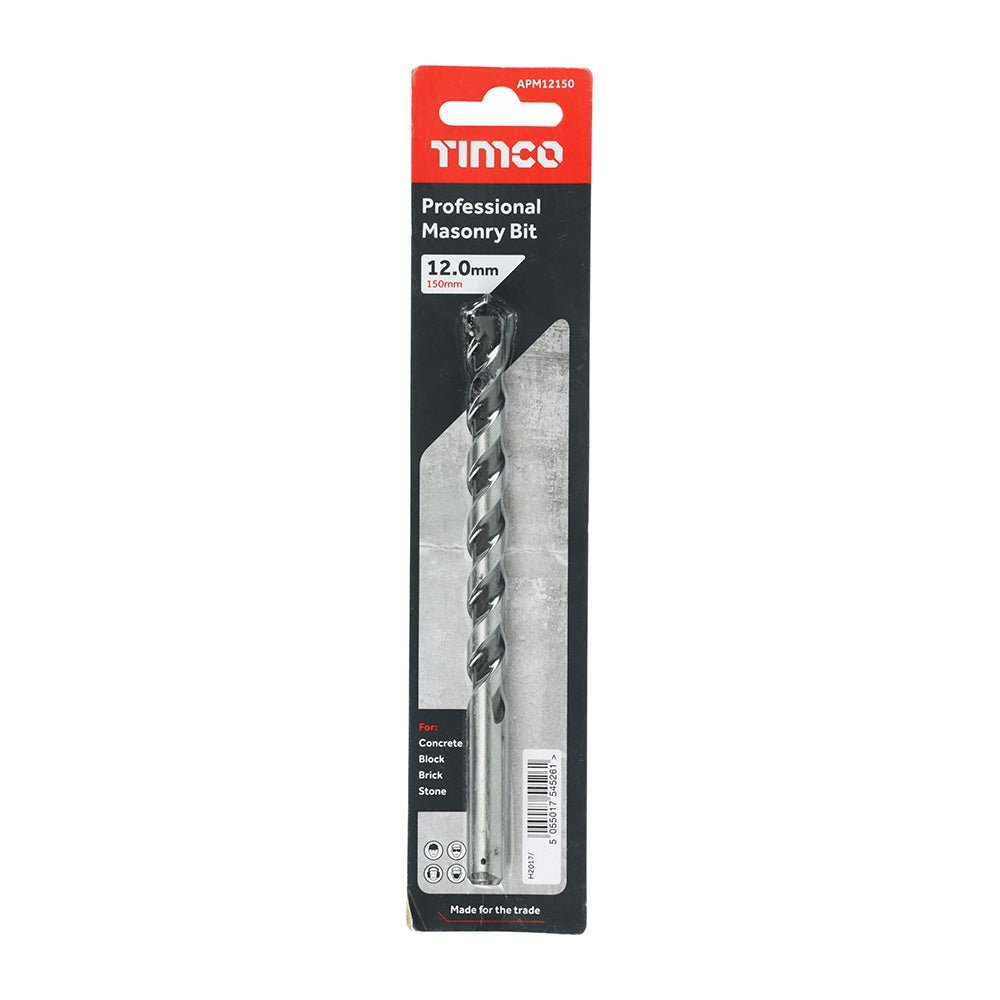 Professional Masonry Bit - 12.0 x 150
